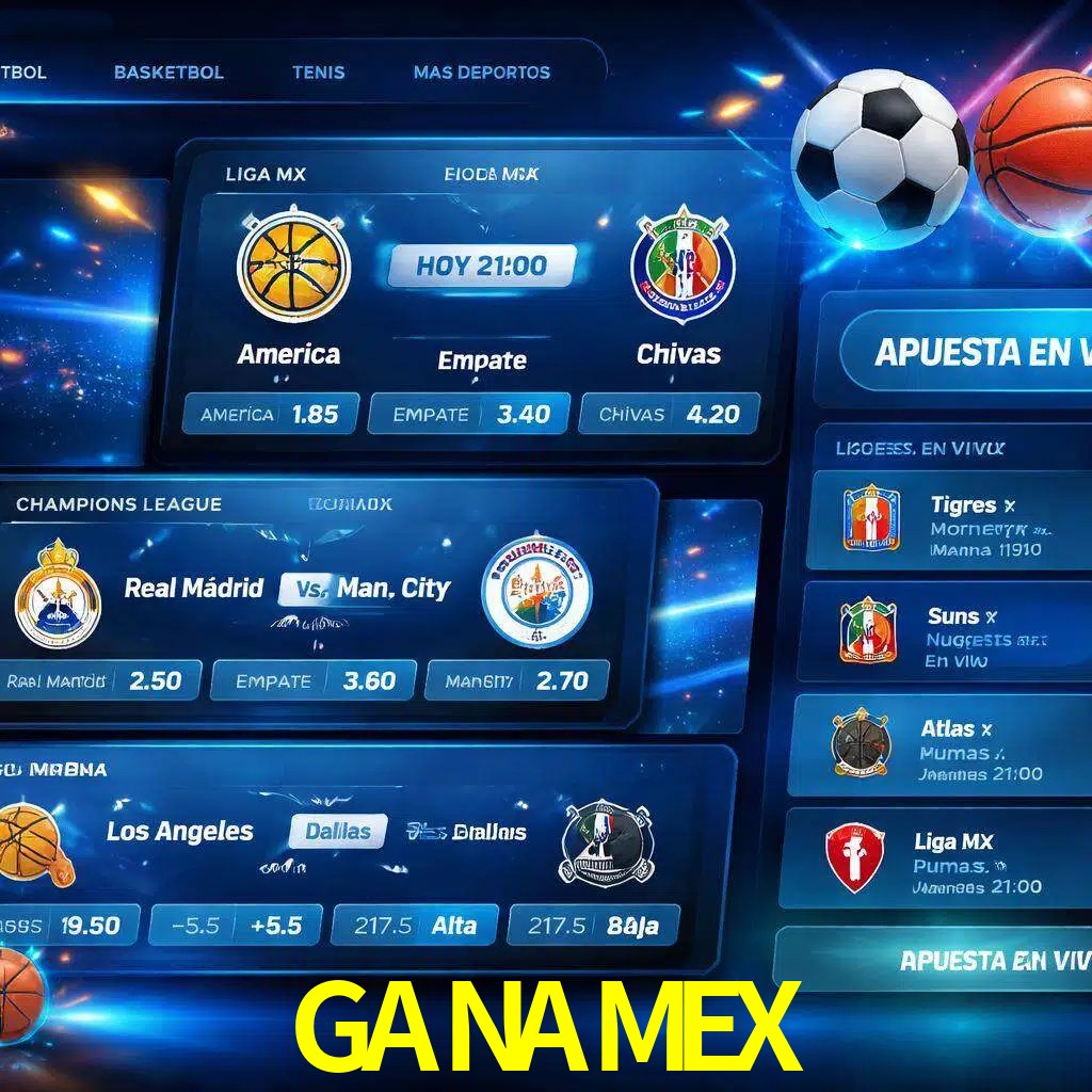 Mercados de apuestas deportivas GANAMEX para jugadores en México