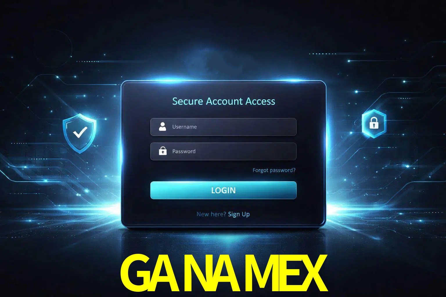Pantalla de inicio de sesión de cuenta GANAMEX para usuarios en México