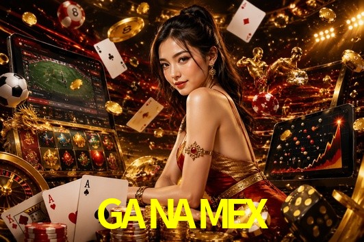Página principal de GANAMEX Casino con juegos en vivo y tragamonedas para México