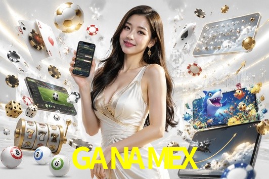 Exhibición de bonos GANAMEX para jugadores en México con interfaz de juego promocional