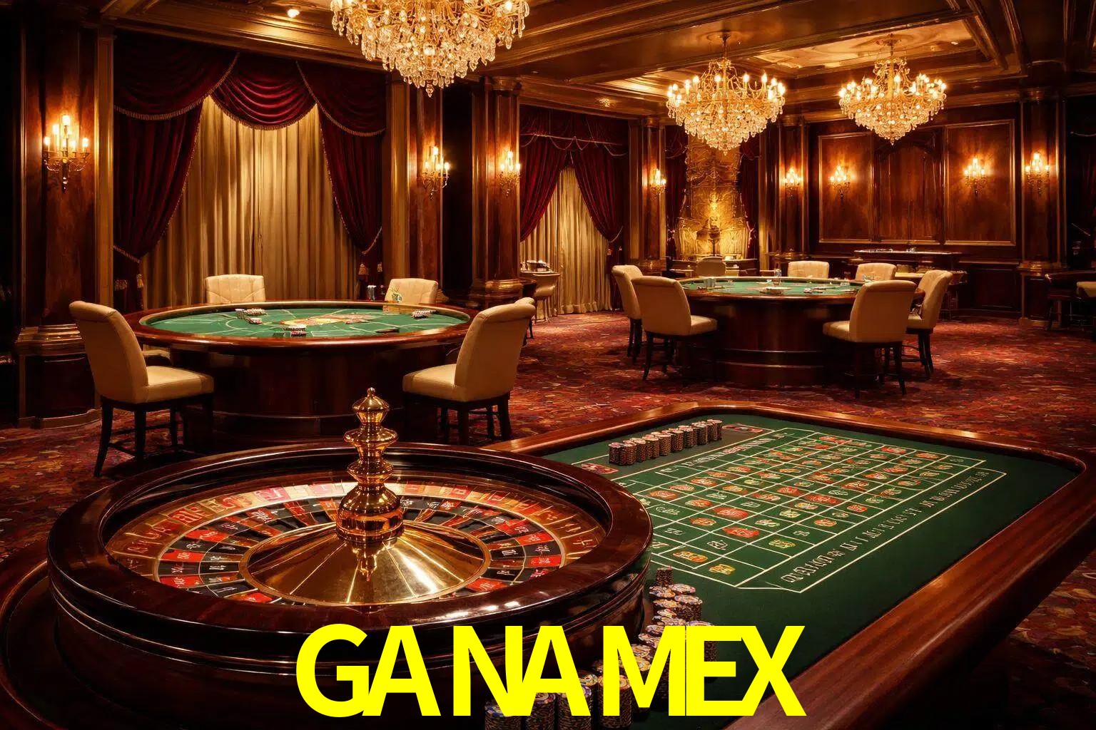 Una escena premium de mesa de casino en vivo con cartas, elementos de ruleta y un ambiente pulido de estudio de transmisión.